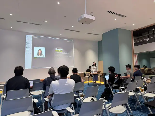 CloudLine Studio running a vibe coding workshop
